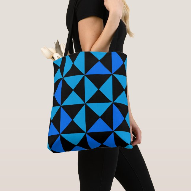 Sac Triangle bleu (De près)
