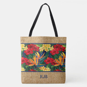 Sac Tropical Monogramme Hawaïen Sac de Plage