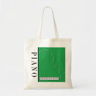 Sac vert de piano à queue