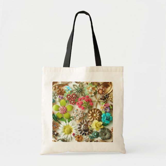 Sac vintage floral (Devant)