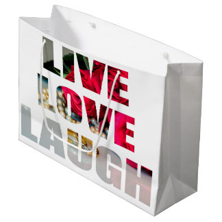 Sac vivant de cadeau de rire d'amour