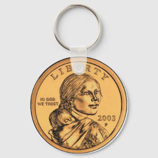 Sacagawea Dollar Keychain