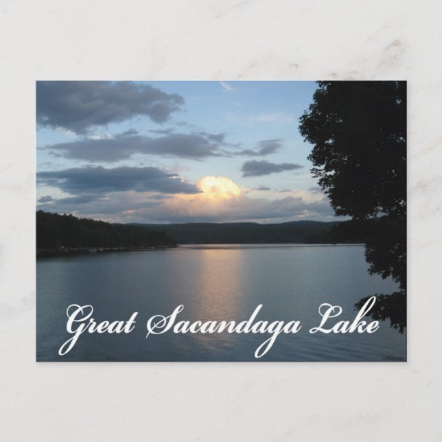 Sacandaga opacifie la carte postale (Devant)