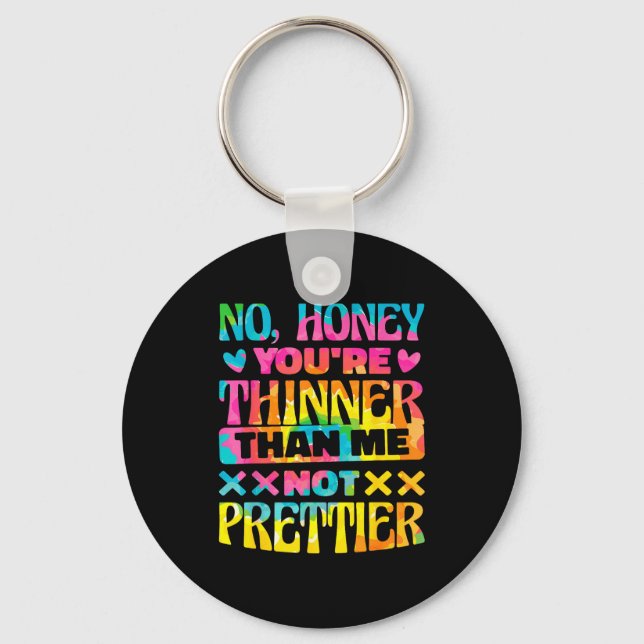 Sacastic Sayings &amp; Funny Sarcasm Quotes No Hon Keychain (Front)