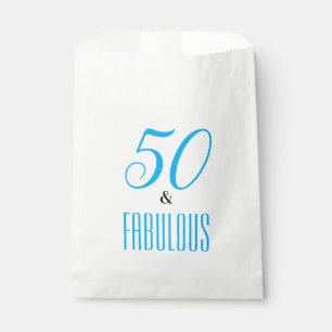 Sachets En Papier 50 Et Fabuleux Anniversaire personnaliser Fête Fa