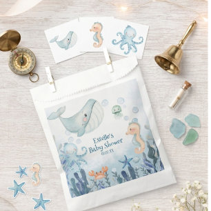 Sachets En Papier À la mer bientôt Hippocampe Crabe Étoile de mer Ba