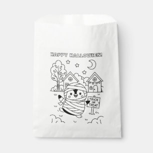 Sachets En Papier Activité de coloriage Halloween pour enfants Manch