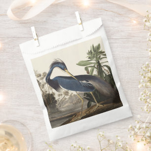 Sachets En Papier Aigrette de Louisiane, oiseau, Art vintage d'Audub