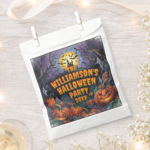 Sachets En Papier Ajouter un nom Année Fête d'Halloween Favoriser sa