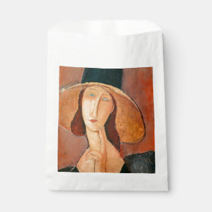 Sachets En Papier Amedeo Modigliani - Jeanne Hebuterne en grand Casq