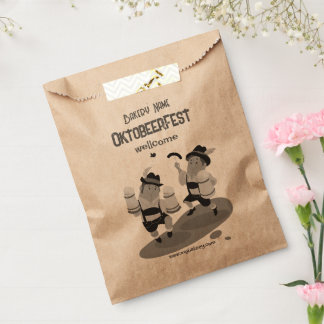 Sachets En Papier Amusants Bavarois Homme invitation à Oktoberfest F