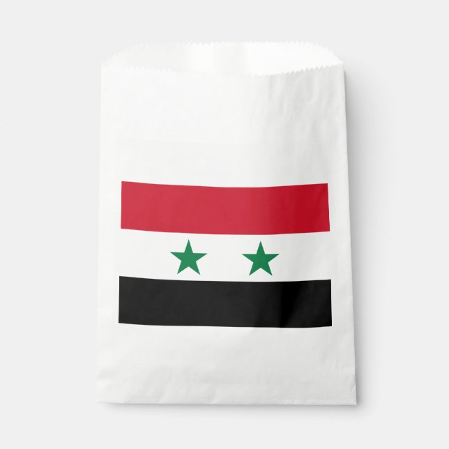Sachets En Papier Ancien drapeau de Syrie (Devant)