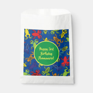 Sachets En Papier Anniversaire de enfant de grenouilles arborescente