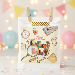 Sachets En Papier Anniversaire de la chambre d'évasion