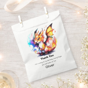 Sachets En Papier Anniversaire du dragon