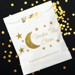 Sachets En Papier Anniversaire sous les étoiles