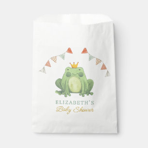 Sachets En Papier Aquarelle Cute Frog Baby shower