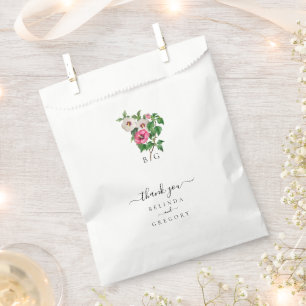 Sachets En Papier Aquarelle Hibiscus Tropical Mariage d'été