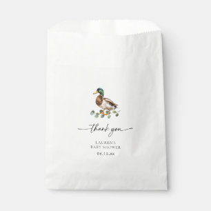 Sachets En Papier Aquarelle Mallard Baby shower Merci