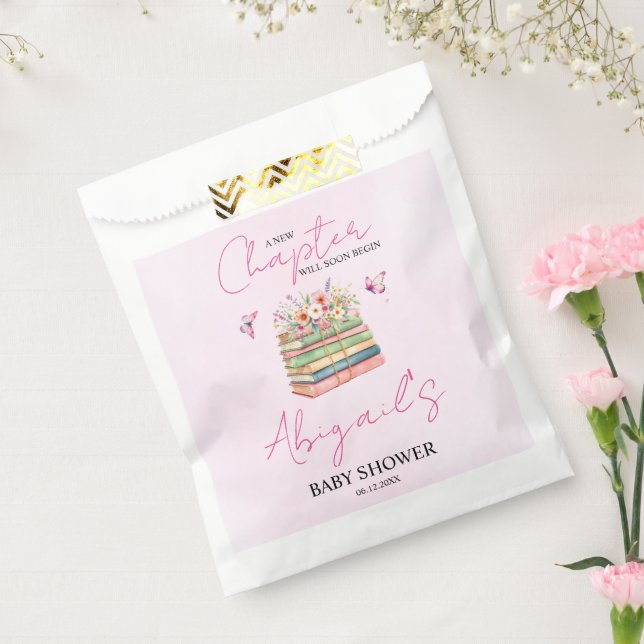 Sachets En Papier Aquarelle Un nouveau chapitre commence la douche b (Scellé)