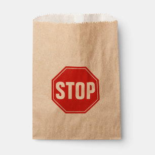 SACHETS EN PAPIER ARRÊTER LE SIGNE