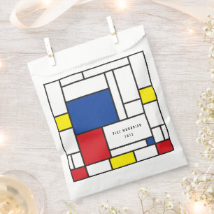 Sachets En Papier Art Moderne Géométrique Minimaliste De Stijl Mondr