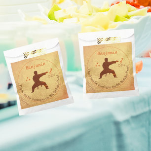 Sachets En Papier Arts martiaux modernes Karate Kids 8e anniversaire