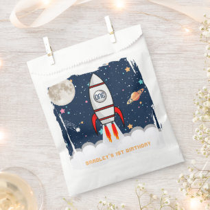 Sachets En Papier Astronaut Rocket Espace extra-atmosphérique 1er an