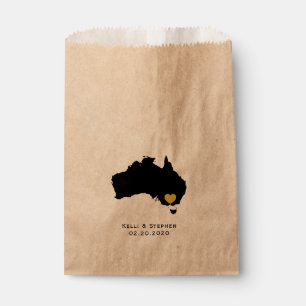 Sachets En Papier Australie Mariage Favor Treat Sacks, Carte Cadeaux