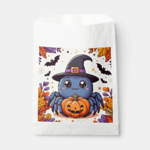 Sachets En Papier Automne/automne/araignée/sorcière/halloween