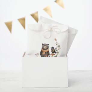 Sachets En Papier Automne mûre   Baby shower forestier