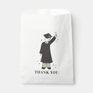 Sachets En Papier Avatar de garçon personnalisé | Enseignement secon
