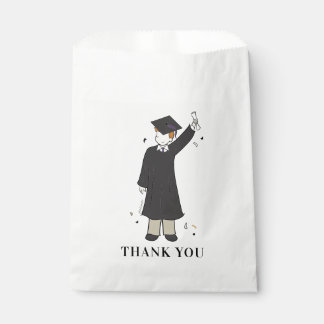 Sachets En Papier Avatar de garçon personnalisé | Enseignement secon
