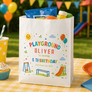 Sachets En Papier Aventure Aire de Jeux 6e Anniversaire Fête au Parc