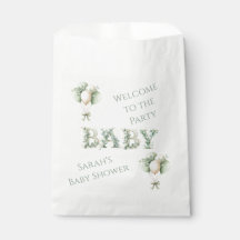 Baby in bloom Baby Shower Favor Bags