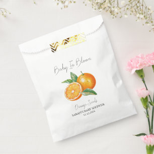 Sachets En Papier Baby In Bloom l Orange Seeds Baby shower