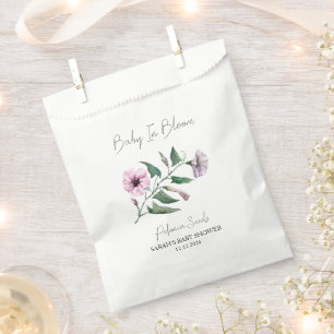 Sachets En Papier Baby In Bloom l Petunia Seeds Baby shower