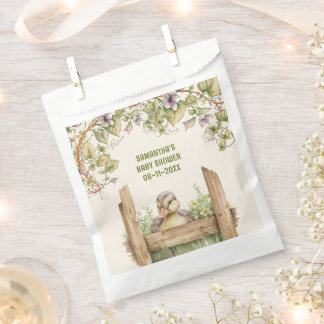 Sachets En Papier Baby shower bébé canard