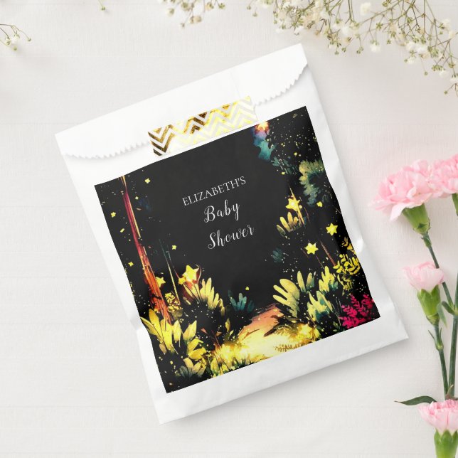 Sachets En Papier Baby shower boisé enchanté (Scellé)