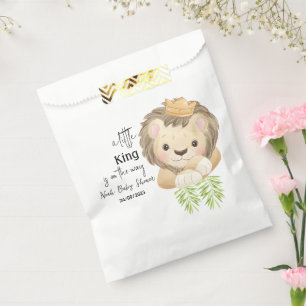 Sachets En Papier baby shower d'animaux safari bébé lion king