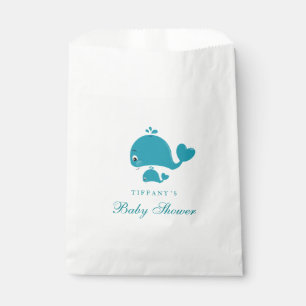 Sachets En Papier Baby shower de baleines non-genre Favoriser le sac