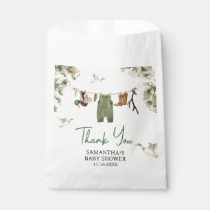 Sachets En Papier Baby shower de chasse au canard