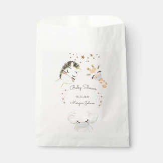 Sachets En Papier baby shower de masques pour bébés animaux