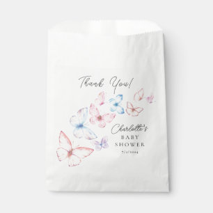 Sachets En Papier Baby shower de papillons Whimsical
