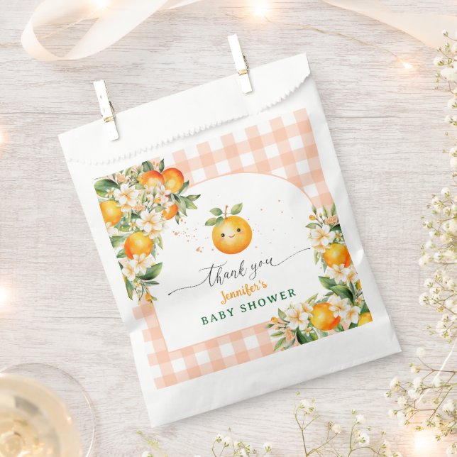 Sachets En Papier Baby shower de petites villes Neutre sur le genre (Coupé)