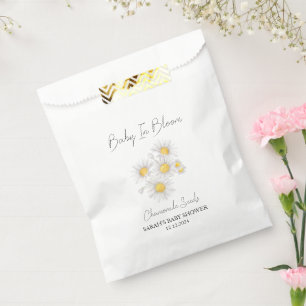 Sachets En Papier Baby shower de semences de bébé en fleur l chamomi