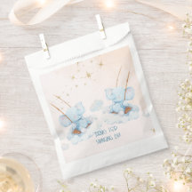 Baby shower des éléphants jumeaux