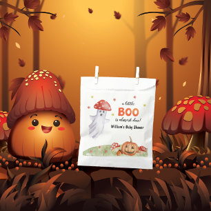 Sachets En Papier Baby shower d'Halloween aux champignons fantômes