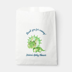 Sachets En Papier Baby shower Dinosaur