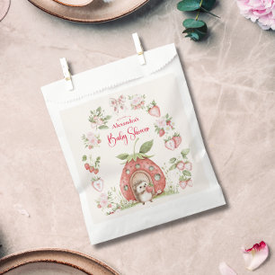Sachets En Papier Baby Shower Forêt de Fraises